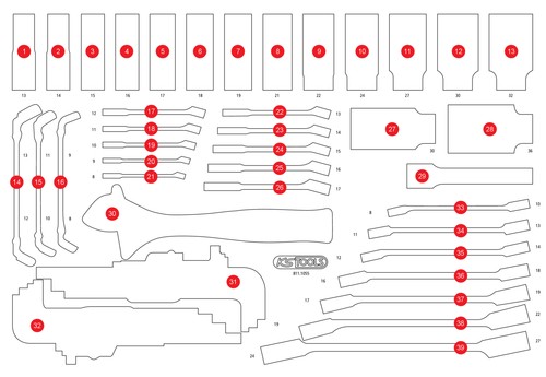 Tools 811 1055 leere - 811.1055-97,